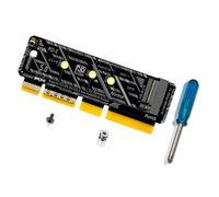 XAGMODSHN Dedicated PH4215-1U NVME Adapter for 1U Server NVME to PCIe 5.0 Adapter Enhances Data Transfer Stability Desktop Expansion Card