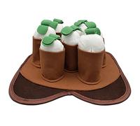 XAGMODSHN Dog Interactive Slow Feeder Squeak Plush Carrots Toy Improving Intelligence for Puppy
