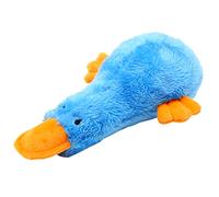XAGMODSHN Dog Plush Squeak Stuffed Puppy Chew Toy Soft Hide and Seek for Teeth White Duck-style