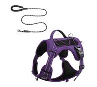 XAGMODSHN Dog Vest Adjustable Training Harness for Large Dogs Harnesses Strong Multifunctional Leash Harness Soft Handle