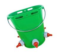 XAGMODSHN Duty Multi Animal Feeding Bucket with Teats for Lamb Pigs Foals 8L Farm Livestock Accessory Puppy/lamb/piglets Nursing Bucket