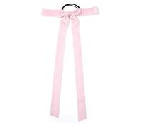 XAGMODSHN Elegant Skinny Hair Bows with Long Tassels Tails Ribbon Hair Scrunchie for Women and Girls for Fall Winter Outfits