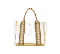 XAGMODSHN Fashionable And Practical Clear PVC Handbag Casual Shoulder Bags For Shopping Gym Beach Travel With Spacious Interior Fashionable Shoulder Bag