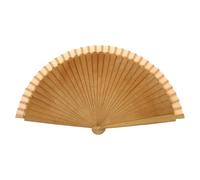 XAGMODSHN Fashionable Spanish Fan Elegant Wooden Hand Fan Vintage Solid Color Plain Folding Fan Costume Parties Decorations