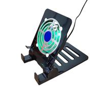 XAGMODSHN Foldable Phone Holder Stand with Cooling Fan Radiator USB Power Gamings Accessory for Smartphone Tablet Quiet Operations Phone Stand