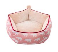 XAGMODSHN for Creative Pentagonal Plush Pet Nest Warm Lovely Dog House for Cat Litter Pet