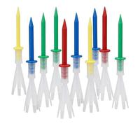 XAGMODSHN Golf Tees Two Section Durability Training 70mm 83mm Option for Enhancing Stability on Various Terrains Quickly Change