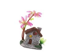 XAGMODSHN Hand Painted Resin Tree Miniature Fish Aquarium Ornament for Habitat Resin Landscape