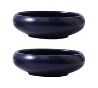 XAGMODSHN Handcrafted Ceramic Dessert Plate for Snacks Appetizers Practical Dishwasher Safe Dipping Bowl for Home Restaurant Coarse Pottery Dish