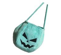 XAGMODSHN Holiday Season Velvets Candy Bag Oversized Pumpkin Design Seasonal Party Essential Party Accessory for Candy Collection Gatherings Multipurpose Holiday Storage Bag