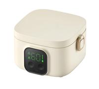 XAGMODSHN Identity Heating Meal Bowl with Detachable Parts Warm Maintenance Function Ideal for Workdaylunch Ready Baby Food Toastier Bowl with Clock