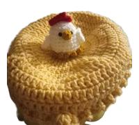 XAGMODSHN Knits Hat for Woman Breathable French Handmade Weaving Wide Brims Hat Adult Teens Spring Pumpkin French Hats for Women Girls