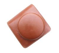 XAGMODSHN Large Capacity Camera Bag Organiser Pouch PU Leather Storage Bag with Adjustable Shoulder Strap for Instax Square SQ1