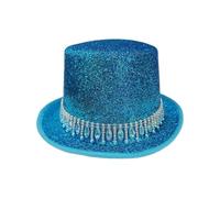 XAGMODSHN Magicians Hat For Women Men With Rhinestones Belt Tall Cosplay Costume Adult Theme Party Stage Performers Ventilated President