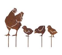 XAGMODSHN Metal Rusted Animals Garden Stakes Art Statues Backyard Garden Yard Sidewalks Outdoor Backyard Decorations Yard Sign Trade Sign Wall Decors