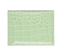XAGMODSHN Modern PU Leather Card Holder Compact Wallet, Light Green | Functional and Fashionable, Compact Organized Wallet, Practical Construction, Credit Card Holder for Women and Men