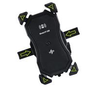 XAGMODSHN Motorbike Phone Mount 18W Radio Device Tap Locking Structure Aluminum Alloy Body Against Slip Polyurethane For Adventure Riding Motorbike Phone Owner With Single Second