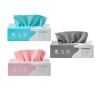 XAGMODSHN MultiColor Household Cleaning Set 3x20 Sheets Microfiber Dusting Towels for Countertop Stove Sink Surfaces Terry Cloth Rags in a Box