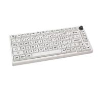 XAGMODSHN Original Height Black And White Keycaps Set 125PCS For Mechanical Keyboards Extended Comfortable Typing Minimalist Keycaps