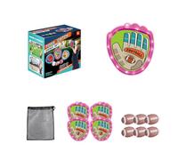 XAGMODSHN Pack of 1 Set Brighten Twelve Fifty the Dark Sticky Sphere Game with 4 Paddles and 6 Globes for Exciting Night Outdoorfamily Entertainment Tasks Light Dark