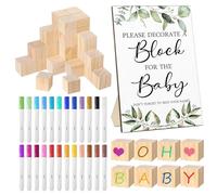 XAGMODSHN Pack of 75 Sustainable Wood Empty Building Hurdles Three Wheeled Childrens Art Play Supporting Motor Abilities Growth and Learning Fun Infant Toy