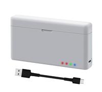 XAGMODSHN Portable 3 Battery Charging Case for Action 4/3 Action Cameras, USB Charging Storage Accessory, Quick Charging