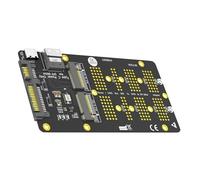 XAGMODSHN Portable NVMe To SATA3 & SFF8654 Interfaces Card For Easy Hard Drives Upgrades And Data Backup