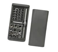 XAGMODSHN Portable Ratcheting Screwdriver Multiple Bits Included Compact Case for Easy Carrying and Efficient Phone Repair on the Go Ratchets Set