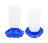 XAGMODSHN Practical 1 Liter Chicken Feeder and Waterer Set Automatic Feeding Solution for Farm Backyard Poultry Feeding Supply Chicken Waterer