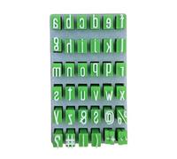 XAGMODSHN Professional Grade Clay Alphabets Stamp Set With Numbers For Ceramic Art Projects And Creative Crafting Supplies Professional Ceramic Imprinting Stamp Tools