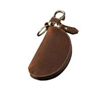 XAGMODSHN PU Leather Wallet for Men and Women, Light Coffee | Spacious Interior Protects Keys From Damage with Detachable Keychain, Modern Portable Pouches