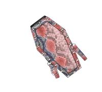 XAGMODSHN Punk Inspired Coffin Shaped Crossbody Bag Wear Resistant PU Shoulder Spacious Compartments Fashionable Daily Use Women ' s Coffin
