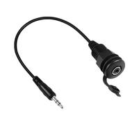 XAGMODSHN Reliability 3.5mm Panel Cable Designs for Professional Music Needs with Easy Installation Threaded Fixed Cable Waterproof Dustproof