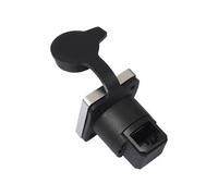 XAGMODSHN RJ45 D Type Panel Module Connector for Networking Equipment Expansion Mountable on or Floor Box Panel Locking Mechanism