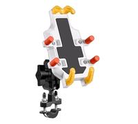 XAGMODSHN Secure Bike Phone Mount Adjustable Angles Mechanism Slip Proof Grip Hybrided Construction Road Tested Bracket Mountain Bike Mount