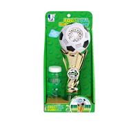 XAGMODSHN Shape Bubble Dispensing Machine LED Light and Music for Toddler Great for Wedding Entertainment Festive Bubble with Football Theme