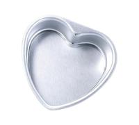 XAGMODSHN Shaped Cake Pan with Removable Bottom Easy Release Aluminum Alloy Molds Perfect for Baking and Dessert Heart Cake Cast
