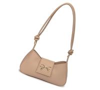 XAGMODSHN Shoulder Bag for Women Girls Trendy Evening Clutches Purse Pu Leather Under the Arm Purses Bowknot Purses Handbag Gifts