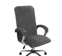 XAGMODSHN Silver Fleeces Elastics Seat Cover Dustproof Fabric For Living Room Conference Chairs Office Chair Protectors