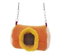 XAGMODSHN Small Animals Hammock Warm Bed Hideout for Frett, Parrot, Hamster, Rat Play Swinging Pumpkin Clolor House Cage Decor