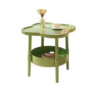 XAGMODSHN Small Bedroom Organizers Cream Colored Shelf Multi Tiers Storage Waterproof Surfaces Easy Mobility for Household Lightweight Nightstand Organizers