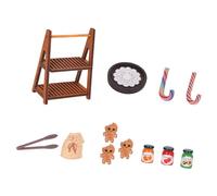 XAGMODSHN Small Pallet Cake Wood Rack Dessert Candy for Dollhouses Decor Easy Friendly Miniature Wood Cake Plate for Dollhouses