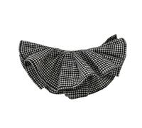 XAGMODSHN Sophisticated Black Fabric Hair Clip With Double Layered Hair Scrunchie Styling Accessory Suitable for Various Occasion