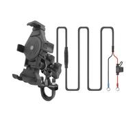 XAGMODSHN Stable Motorcycle Charging Phone Holder Bracket For Phones Keep Your Device Charged On The Road Easy And Safe