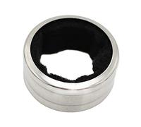 XAGMODSHN Stainless Steel Wine Bottle Drip Collar Felt Lining Ring Wine Bottle Collars Wine Drip Ring for Bottles 4x4x2cm
