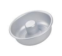 XAGMODSHN Sturdy Aluminum Doughnuts Pan for Caramels Flans Cakes Professional Baking Tool Easy Releases and Cleaning Base Mold Mold for Desserts Fixed Bottom Dessert Tool Shaped Caramel Custard