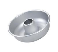 XAGMODSHN Sturdy Aluminum Doughnuts Pan for Caramels Flans Cakes Professional Baking Tool Easy Releases and Cleaning Base Mold Mold for Desserts Fixed Bottom Dessert Tool Shaped Caramel Custard