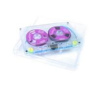 XAGMODSHN Tape Reel Aluminum Alloy Cassettes Player Empty 3 Holes Disc Recorders Empty Disc 40Minutes To Cassettes
