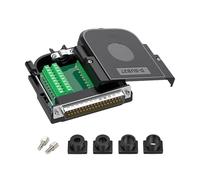 XAGMODSHN Thin DB37 Male RS232 To 37 Pin Port Terminal Adapter Connector With Long Bolt Tailpiece And Housing Screw Industrial Connector