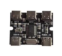 XAGMODSHN Type C USB Expansion Board Adapter USB Expansion Module 1 In 3 Out with Power Port for Development Board Accessories